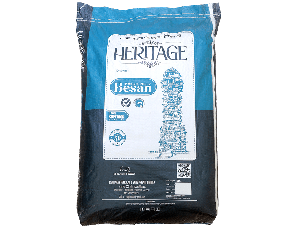 HERITAGE PREMIUM Besan 30kg PP Bag