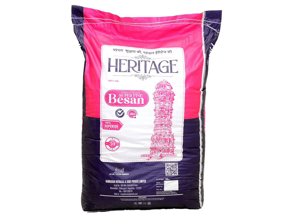 HERITAGE SUPERFINE Besan 30kg PP Bag